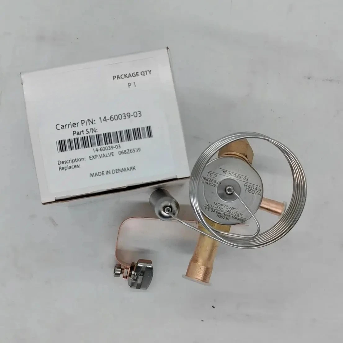 14-60039-03 Expansion Valve Body TES2 Carrier Transicold Xarios and Viento Direct Drive Units, Original