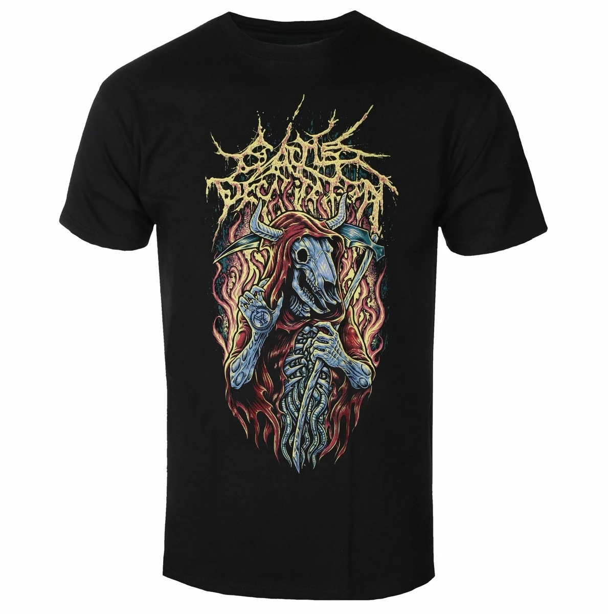 

CATTLE DECAPITATION Clothing Pattern Printing Summer Luxury Brand Cotton Men's and Women's T-Shirts Short Sleeves
