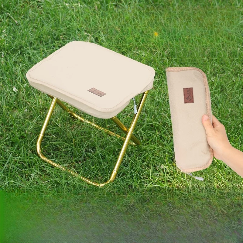 

Outdoor pencil case folding small horse tie portable handbag stool camping picnic stool ultra light stool queue is available