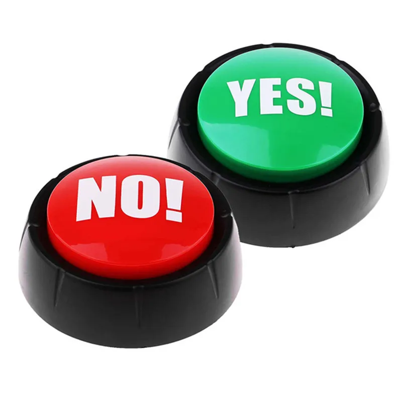 Respond to phone Bullshit Buttons Maybe No Sorry Yes Sound Button Toys Home Office Party Funny Gag Toy For Kids Adult Toy Gifts