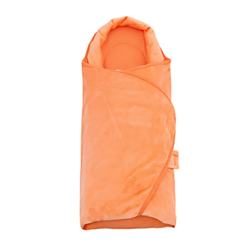 Baby Envelope Swaddle Blankets Super Soft Combed Cotton Cocoon Swaddling Wrap 2 Layers Newborn Infant Sleep Sack Bedding