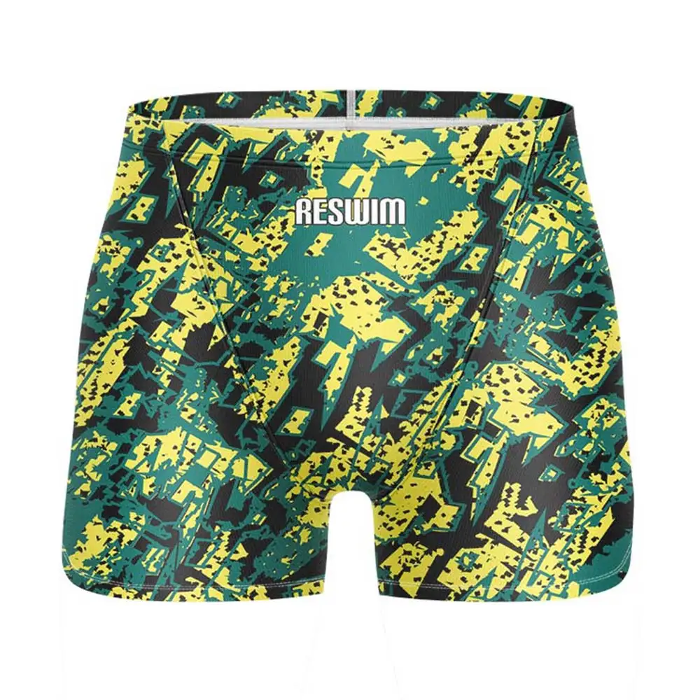 Summer Men's Sports Training Jammers Swimsuit Swimming Trunks Swim Surf Short Beach Tights Shorts Quick Dry Water Swimming Pants