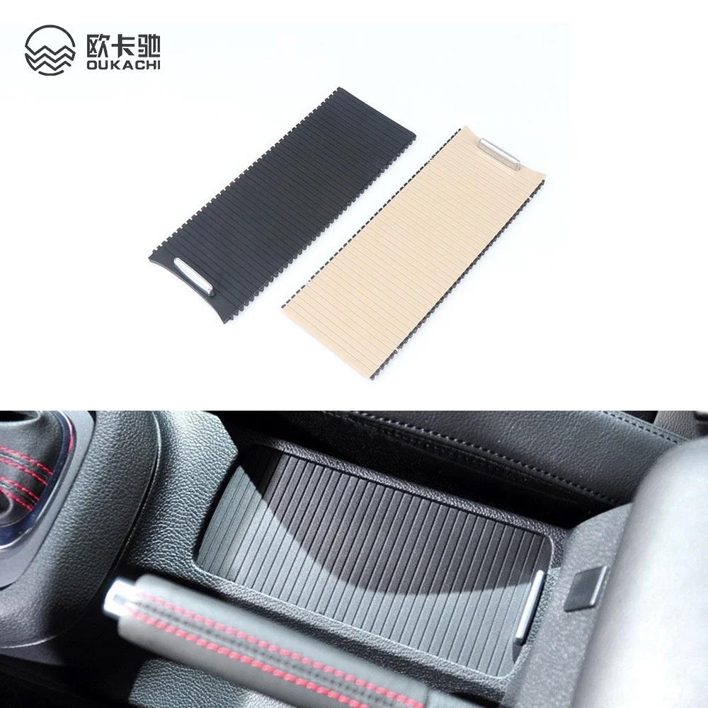 

New Center Console Armrest Drink Holder Silde Cover Trim For VW Golf 5 6 GTI R32 Jetta A5 MK5 GLI EOS Scirocco