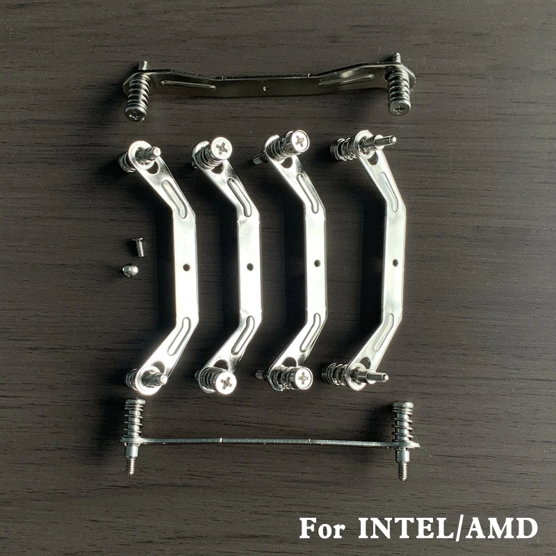 Support de montage pour refroidisseur de processeur, fond de panier pour Intel LGA 2011 X99 X79 E5 1700 1366 115X 1200 AMD AM2 AM3 AM4 AM5, 2 pièces/lot