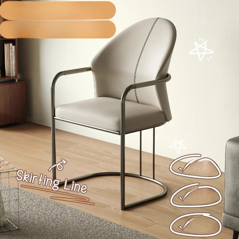 

Dining Modern Leisure Modern Chairs Living Room for Desk Restaurant Furniture Clearance Soft Chair with Backrest Kitchen Table