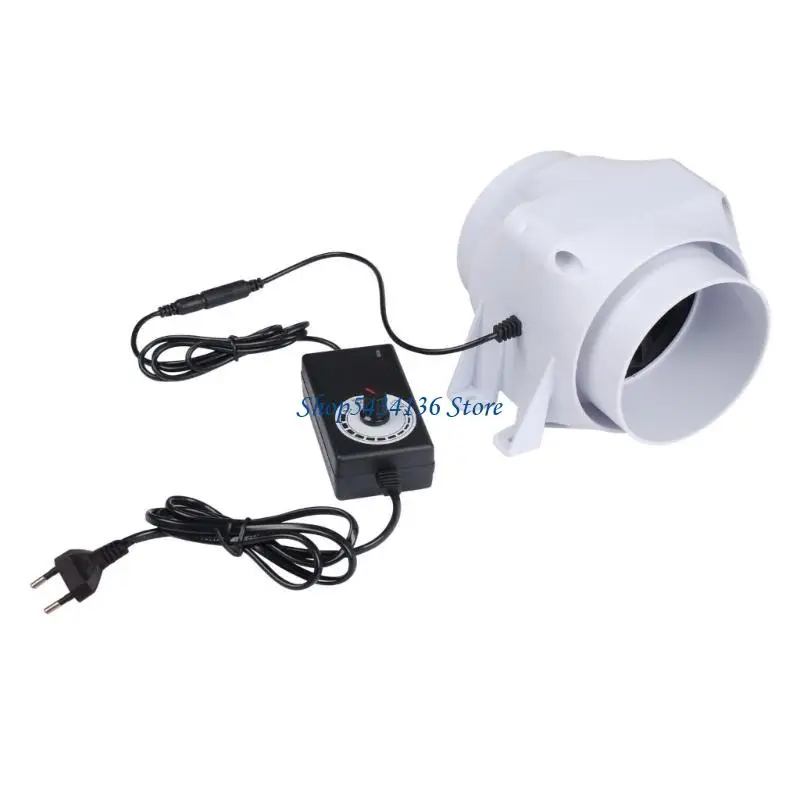 

H7ED Efficient 4in Pipe Ceiling Window Exhaust Fan Pipe Vent Fan for Bathroom Kitchen
