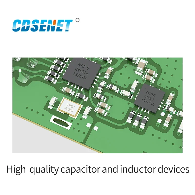 5PCs Si24R1 2.4GHz PA LNA Rf SPI Module 100mW 20dBm E01C-ML01DP5 CDSENET 2.5km Long Range Wireless Transmitter Receiver nRF24L01