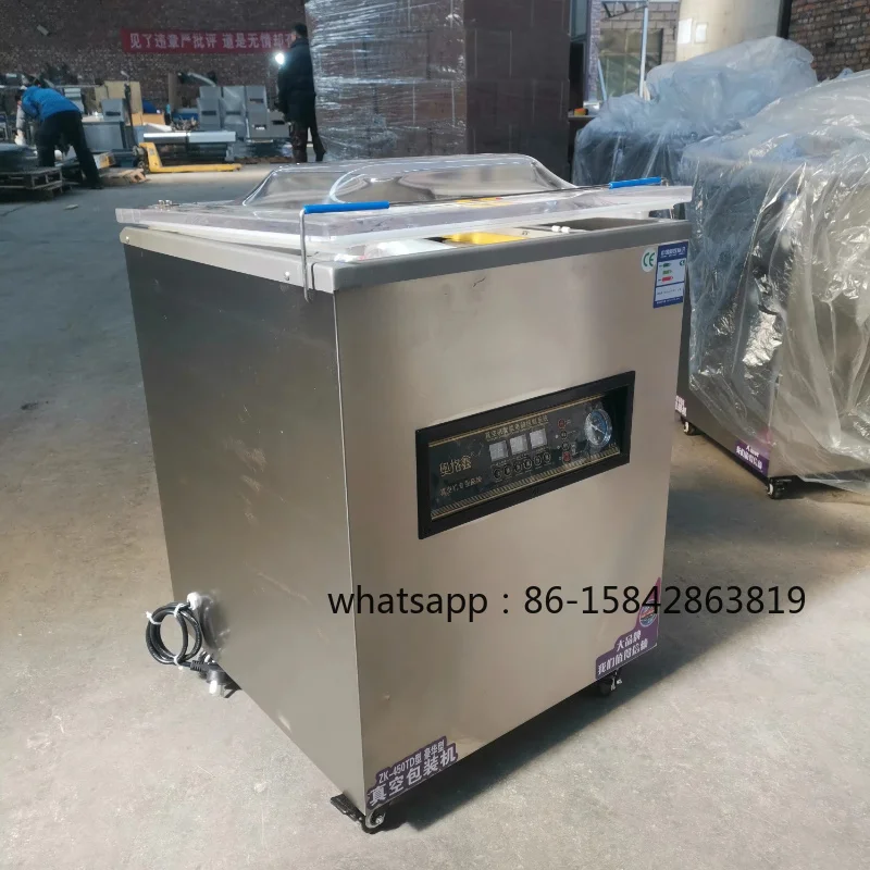 DZ450 Single Chamber Laminator Food Vacuum Sealing Machine Commercial Liquid Dry Cargo Packaging Vacuum Machine