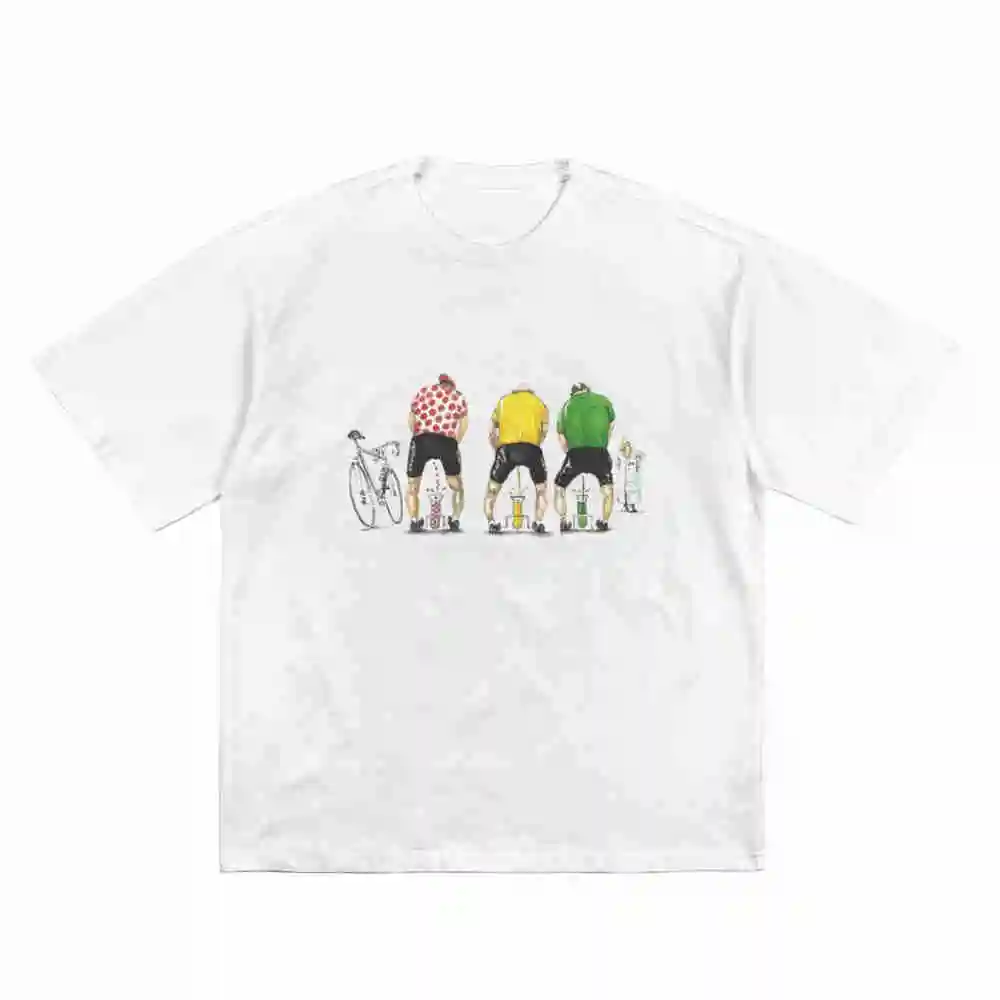 Bicycle Bike Lovers Short Sleeve Tee 100% Cotton T-Shirt