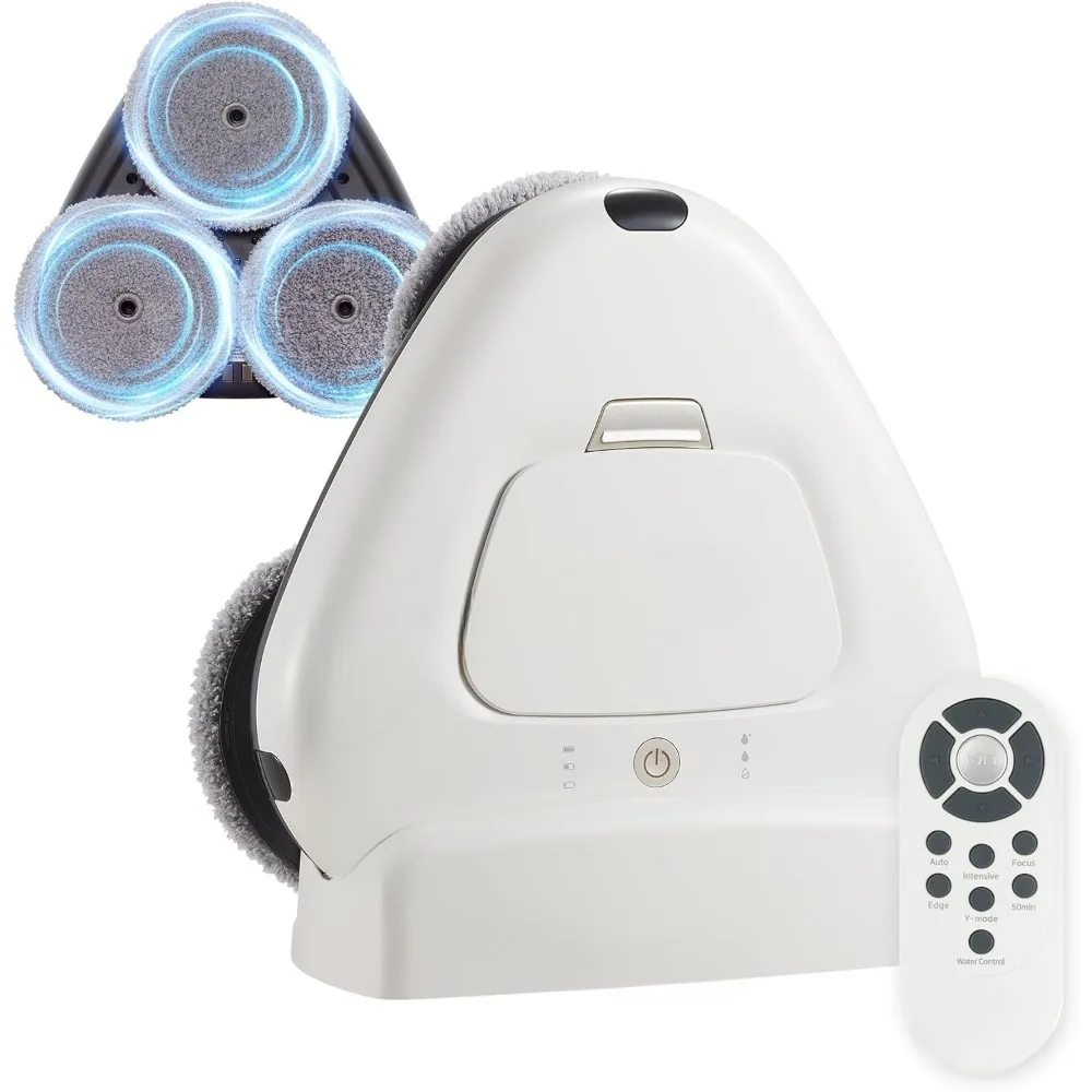 

Commercial Washing Robots, Quiet Smart Mopping Robot Cleaner Only, 3 Spin Wet Mop & Remote Control, Washing Robots