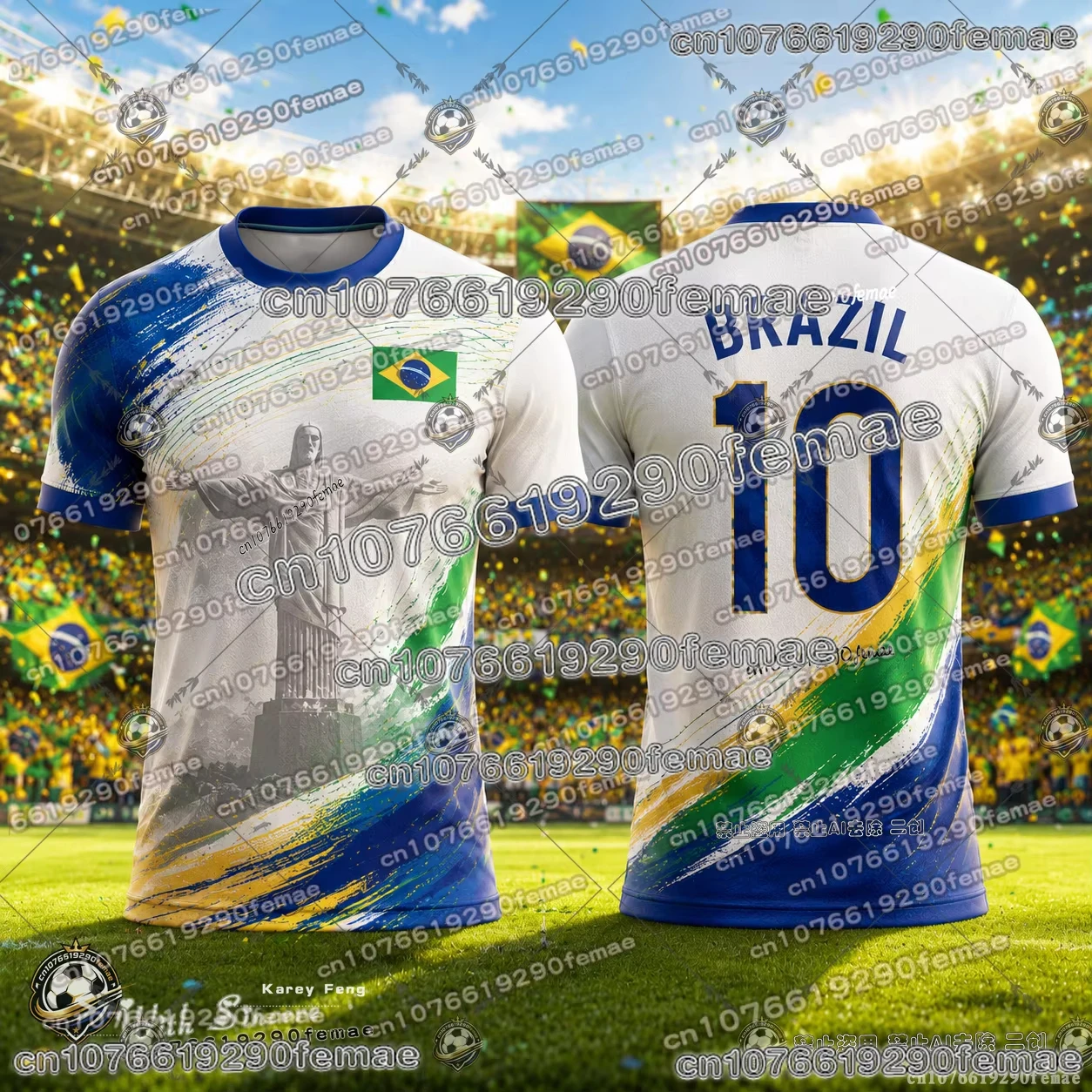 Brazil Fan Commemorative T-Shi - огляд і ціна Street Fashion Brazil