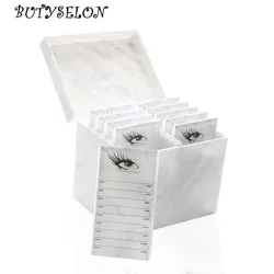 10/5 Layers False Eyelash Storage Box Acrylic Makeup Organizer Eyelash Glue Pallet Lash Holder Grafting Eyelash Extension Tool