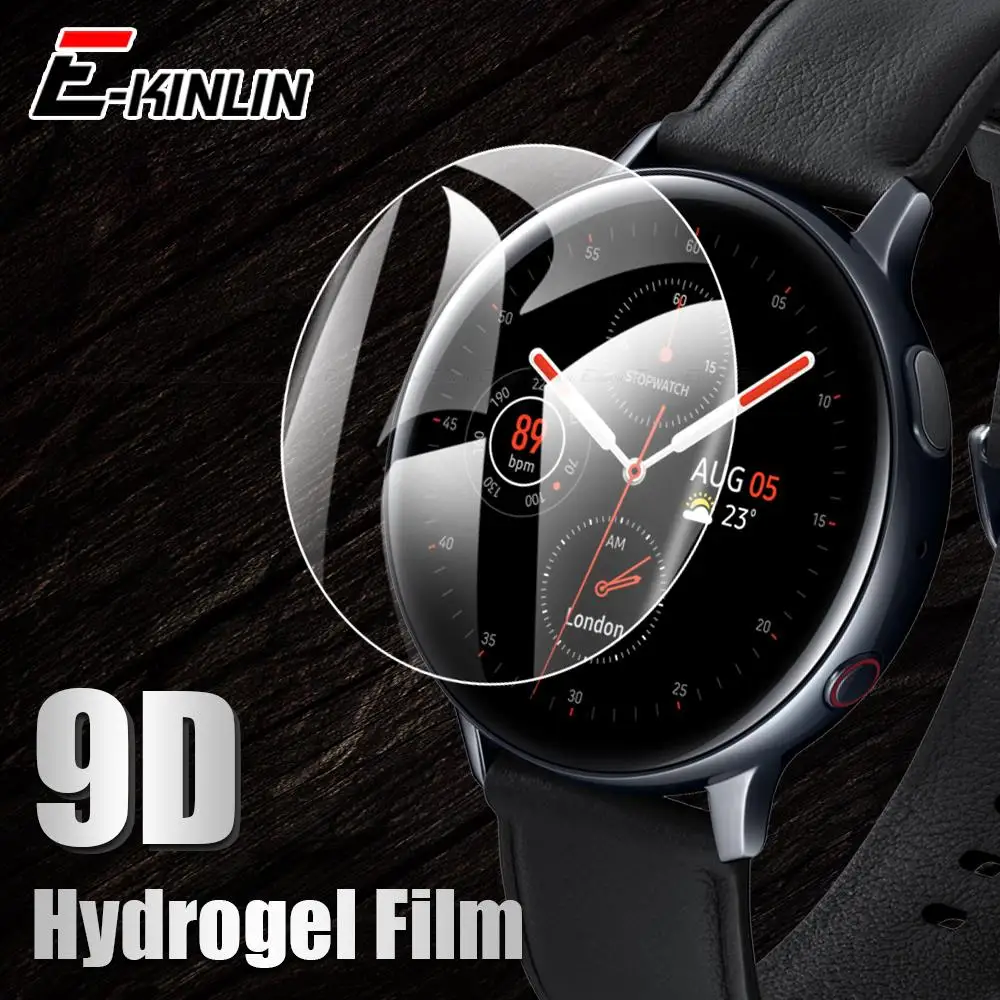 Soft HD Hydrogel Screen Protector For Galaxy Watch Active2 Active Watch4 40mm 44mm Smart Watch Guard Protective Sticker Film