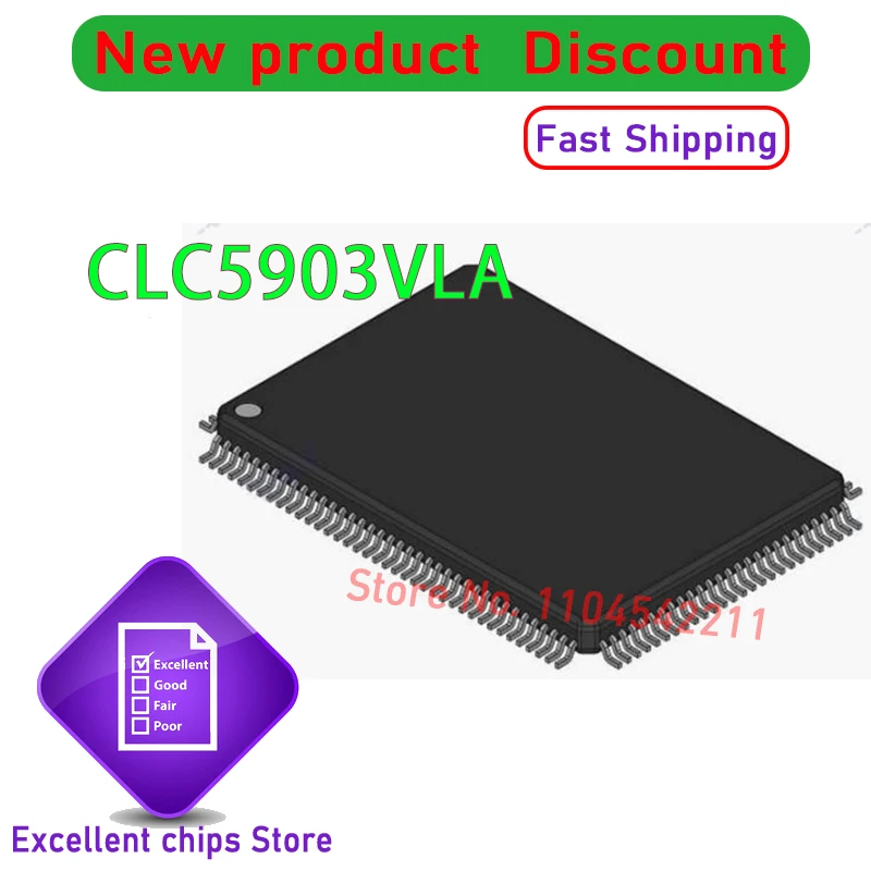 

1PCS/LOT new original CLC5903VLA CLC5903 128-QFP