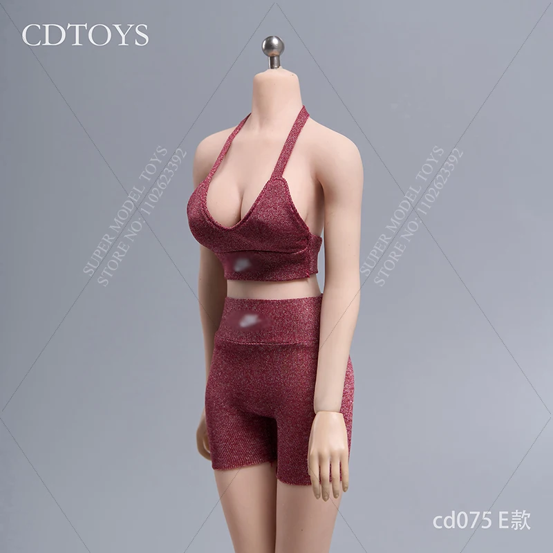 CDTOYS CD075 여성 군인 의류, 하이 스트레치 슬림 요가 운동복 세트, 12 인치 액션 피규어 모델 인형, 1/6 체중계