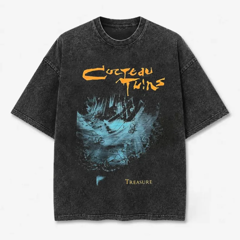 The Cure Cat Vintage Graphic Tee Washed Oversized T-Shirt 90s Alt Indie Rock Unisex Shirt Music Cat Lover Gifts Fan Gifts Tops