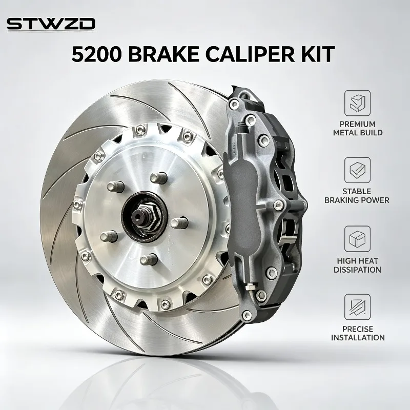 26 StyleCompatible 5200 4 Piston Forged Aluminum Brake Caliper High Performance Brake For Subaru Forester XV BRZ OUTBACK LEGACY