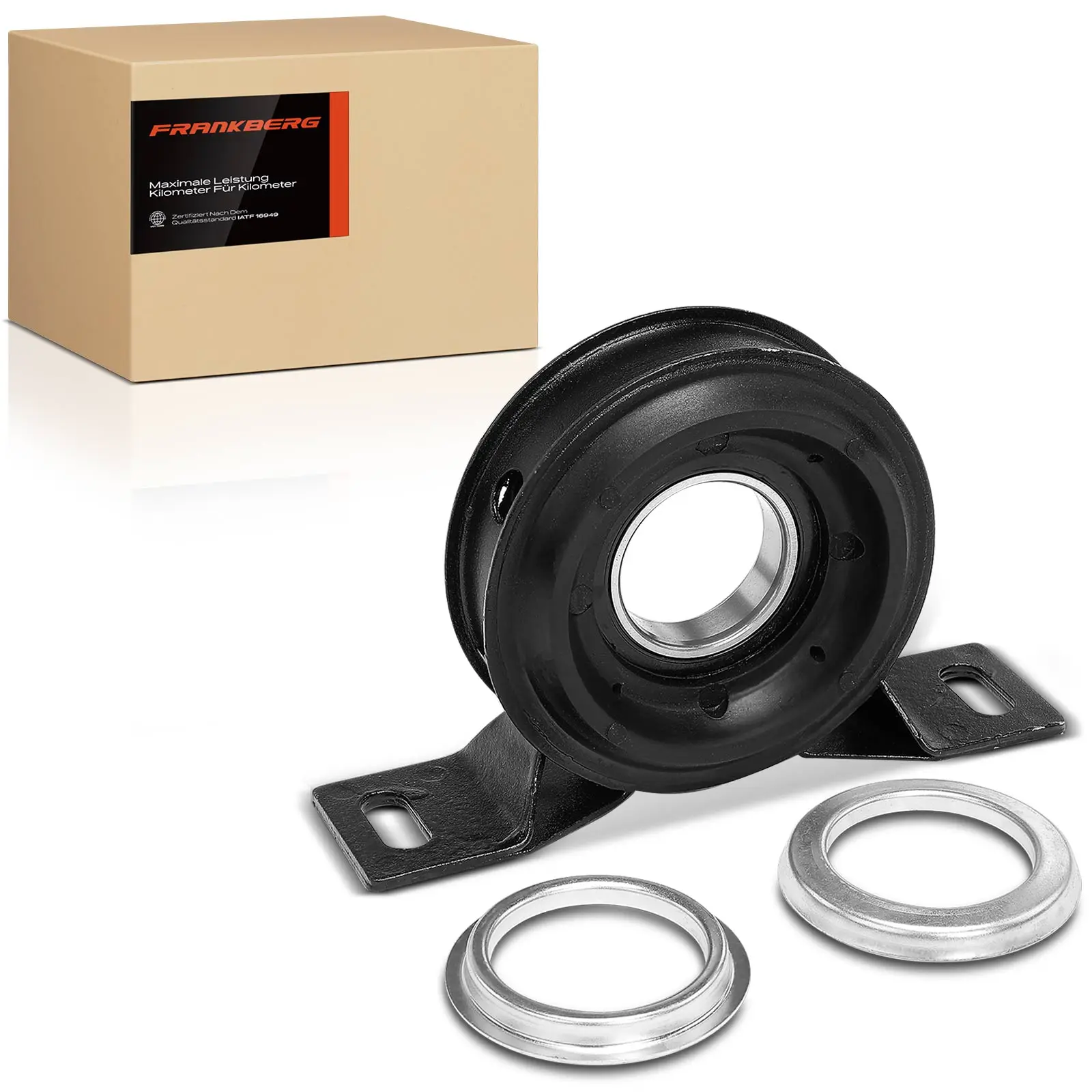 Frankberg 1x Roulement de centre d'arbre de transmission universel pour Ford Transit Bus E Van Tourneo 2.5L 6649122 92VB4826BB 18301