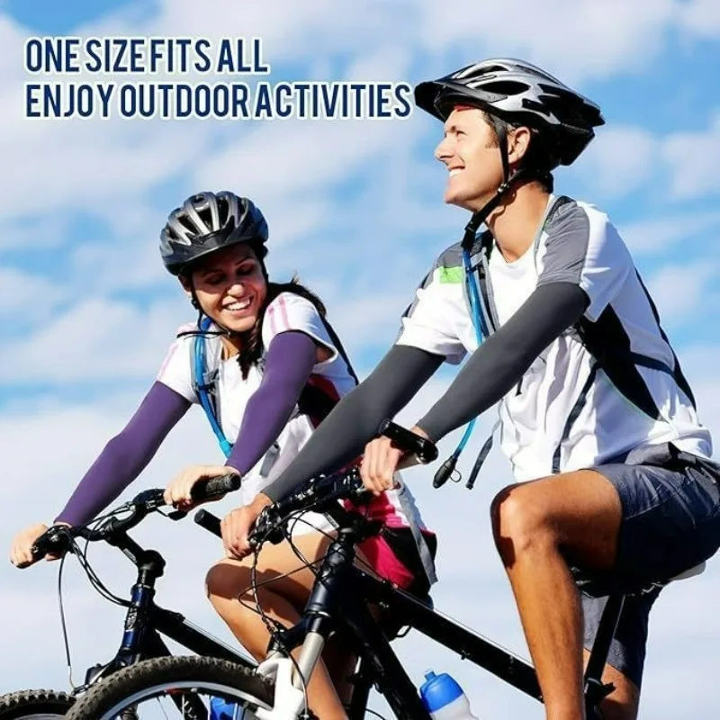 موضة جديدة الصيف الرياضة في الهواء الطلق ركوب الدراجات التخييم تسلق الصيد واقية من الشمس الجليد كول تنفس الجليد كم الجليد الحرير الجليد #1