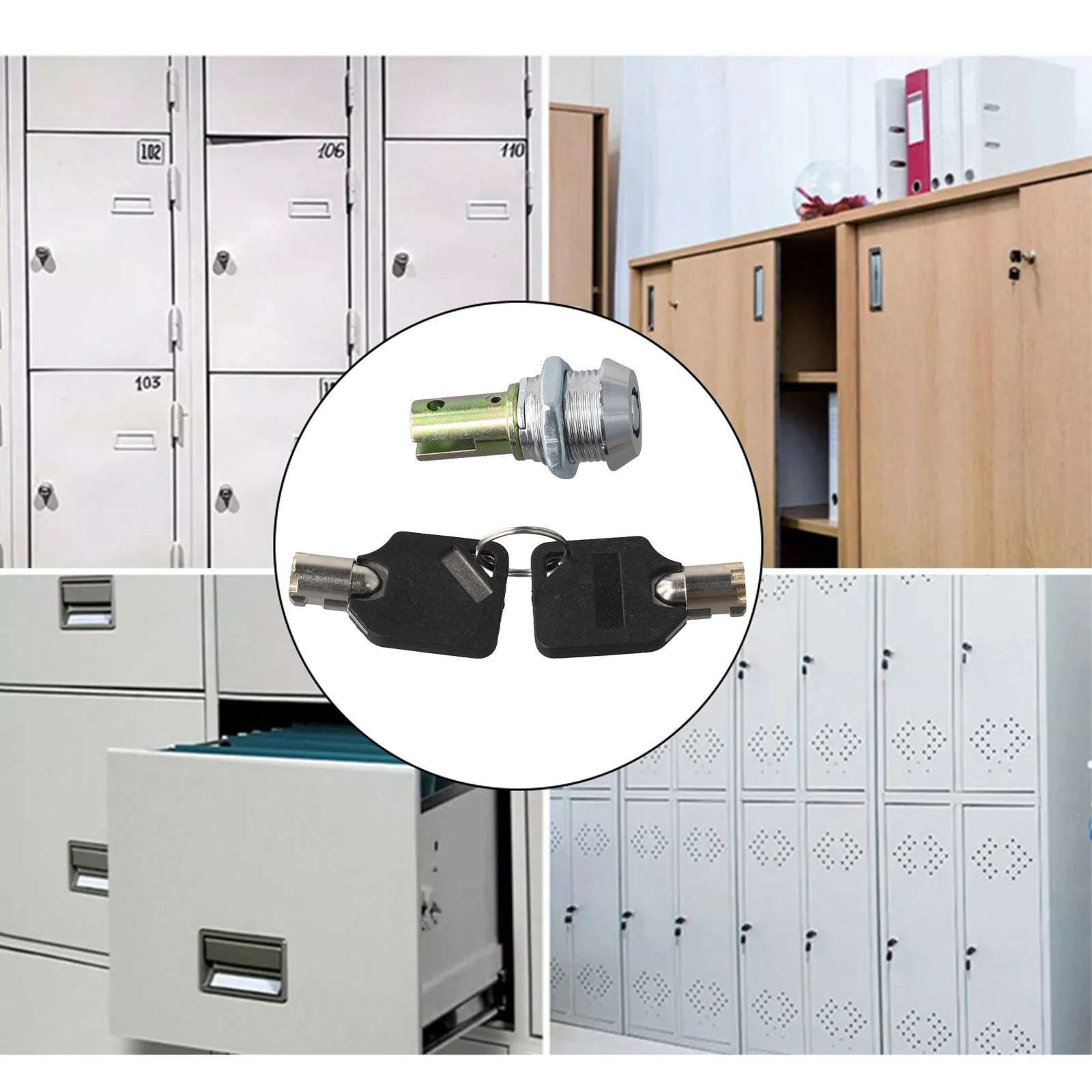 

Construction Site Tool Cabinets Lock High Security Drawer Locking System Replacement Lock Tamper Resistant Design