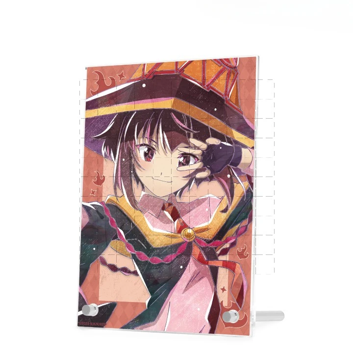 Game Megumin Satou Kazuma Aqua Dukunesu Darkness Yunyun Acrylic Stand Doll Anime Figure Model Plate Cosplay Toy Gift