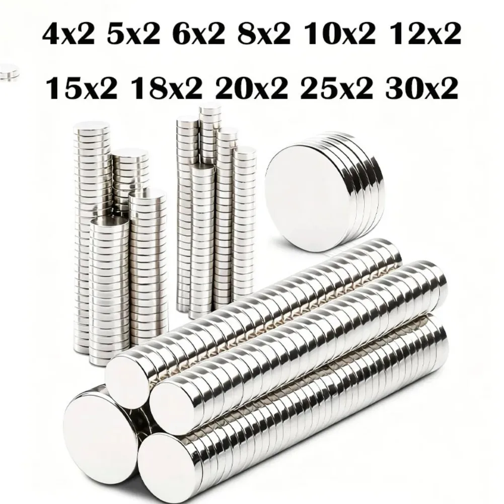 10-50 Pcs Super Powerful Round Magnet Neodymium Magnet NdfeB N35 Strong Permanent Magnetic imanes Refrigerator DIY Magnet