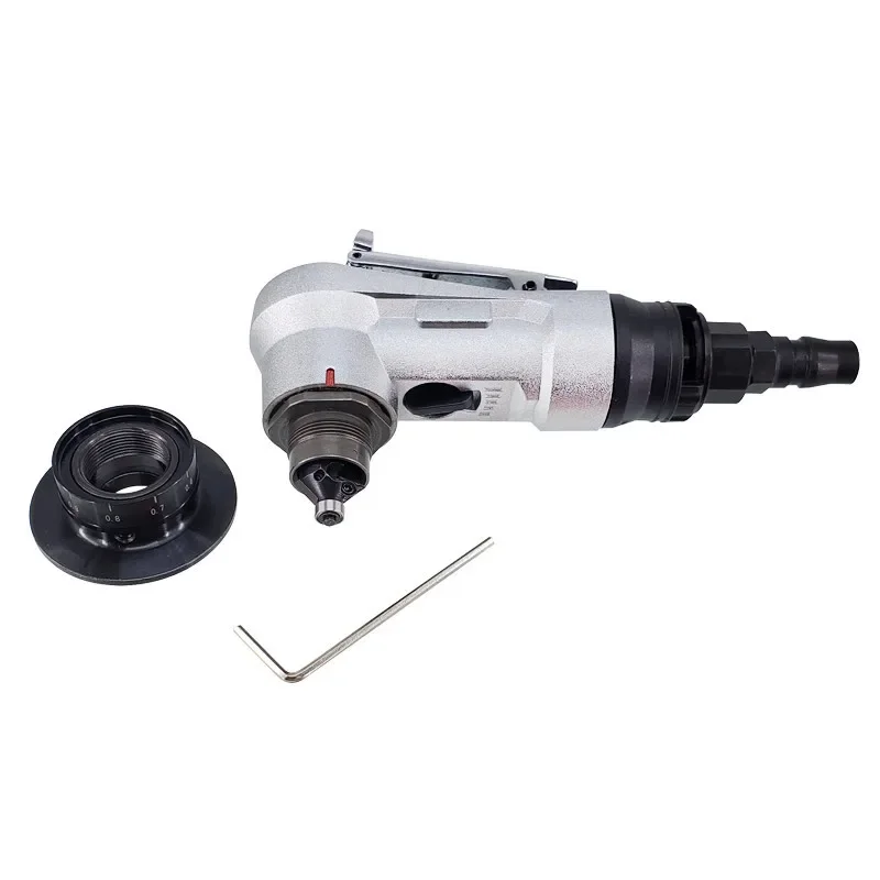 

Mini Pneumatic Chamfering Machine Handheld Metal Trimming Grinder 45 Degree Burr Arc Bevel Grinder NEW