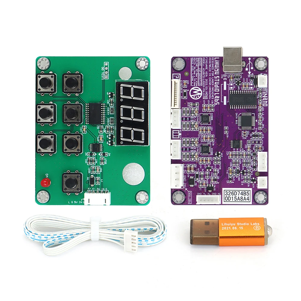 

Hot Sales WaveTopSign LIHUIYU M3 Nano Controller Main Board+Control Panel + Dongle B System+Cable