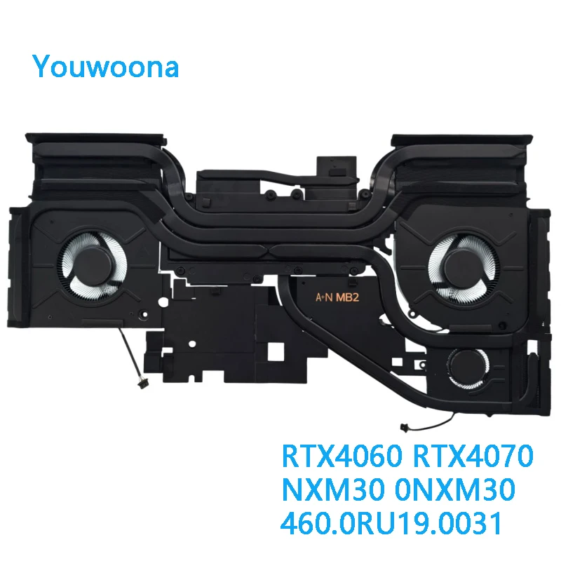 NEW ORIGINAL Laptop LAPTOP CPU GPU Cooling Fan With Heatsink For Alienware m18 R1 M18 R2 AMD RTX4060 4070 0NXM30 RTX4080 09JJV3