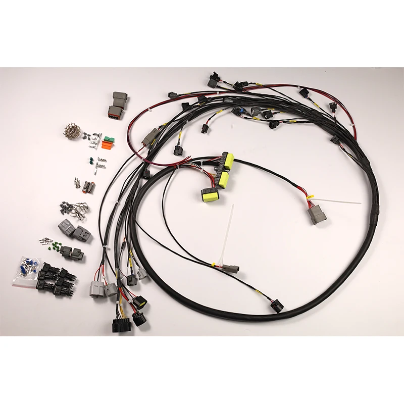 Arnés de cableado de alto rendimiento del motor 2jz 2jzge 2jzgte 2jz Gte para AEM Haltech Fueltech Link Ecu