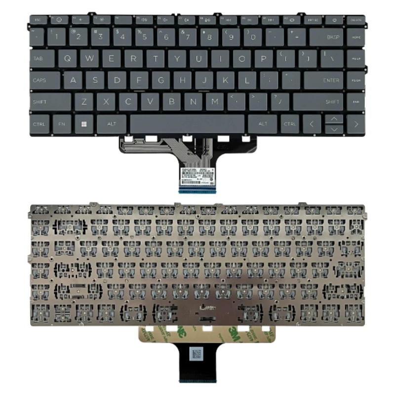 For HP ENVY 13-BA 13-BD 13-AY 15-ES 15-EU 14-EM 14-EP 14-EK Laptop Keyboard US Layout With Backlight
