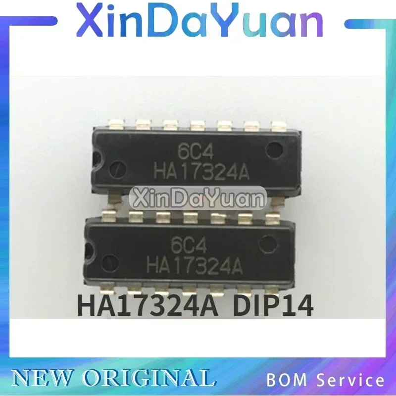 

10 pcs HA17324 HA17324A DIP14 Integrated Block Four Operational Amplifier