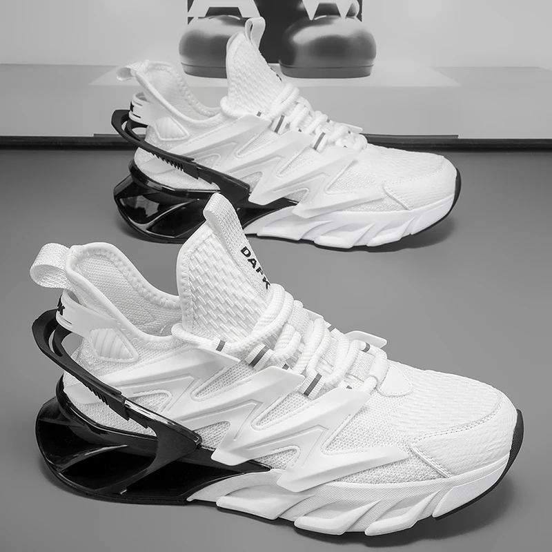 

Outdoor Adventure Men Mesh Casual Sneakers Breathable Tough Material Durable Running Sport Footwear