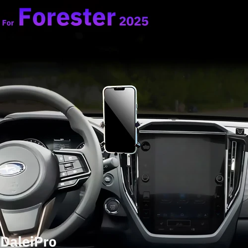 Imagen 2 del producto Soporte magnético para teléfono de coche Subaru Forester 2025 2026 SL, soporte de carga inalámbrica para teléfono, cargador Magsafe LHD RHD