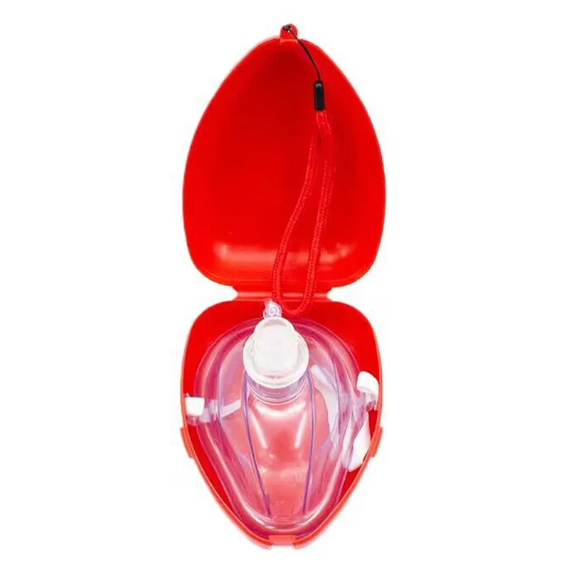 1pc Resuscitator Rescue Emergency First Aid Masks CPR Breathing Mask Mouth Breath One-way Valve Professional First Aid Tools - view 4