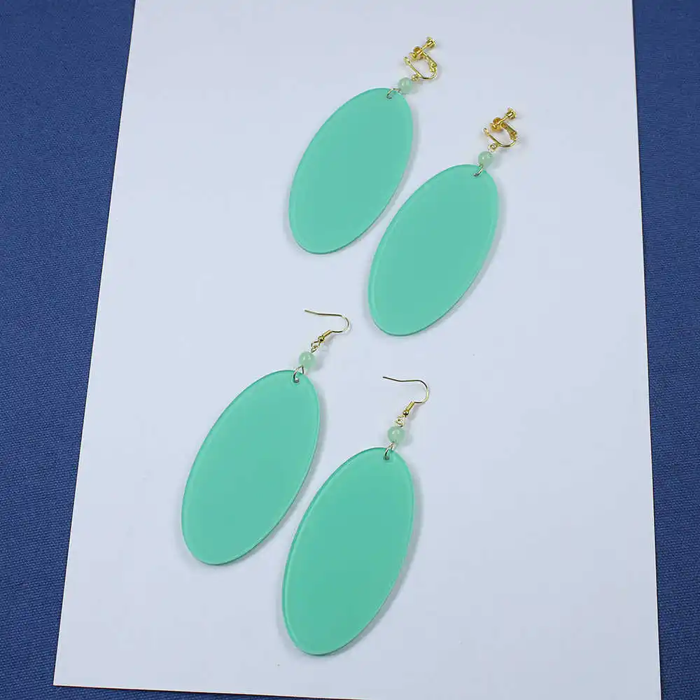 일본 애니메이션 DAN DA DAN 아야세 모모 귀걸이 단다단 코스프레 귀걸이 액세서리, 귀걸이 소녀 이어 클립 파티 이어 루프, 크리스마스 선물