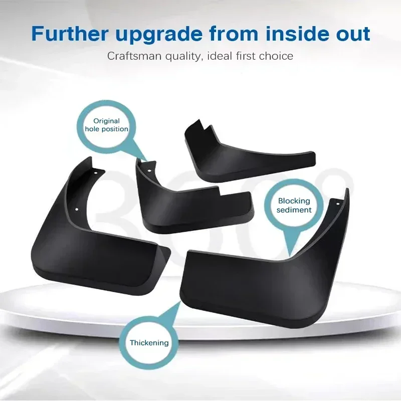 

4PCS Car Mud Flaps For Volvo EX30 2024 2025 2026 Fenders Mudguards Mudflaps Splash Guards Auto Anti-scratch Protect Accessories