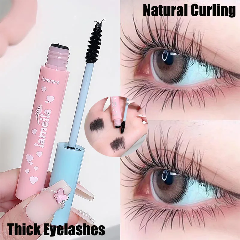 1/2/3Pcมาสคาร่าLong-Actingกันน้ําNon-Haloสียางง่ายต่อการลบแต่งหน้าNon-cakingมาสคาร่าCurling Lashขยายขนตาแต่งหน้า