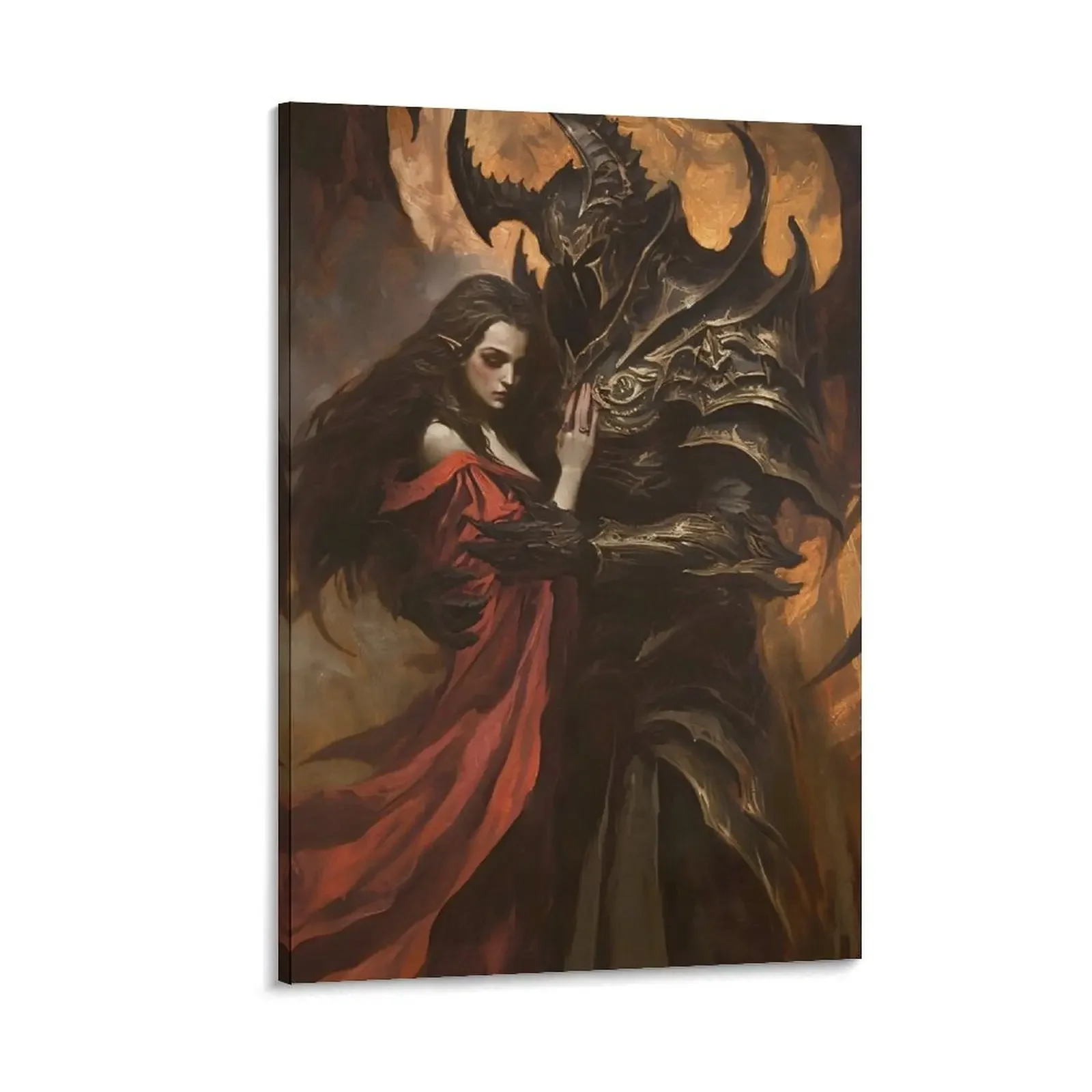 

Lucifer and Lilith Canvas Painting wall art Decoration for bedroom ornaments for home
