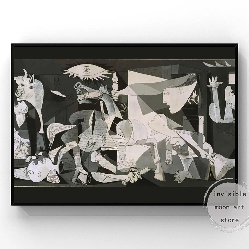 Pablo Picasso Abstract Artwork Series Art Posters Guernica, Bouquet,Dog Dachshund Canvas Painting Wall Prints Picture Home Decor