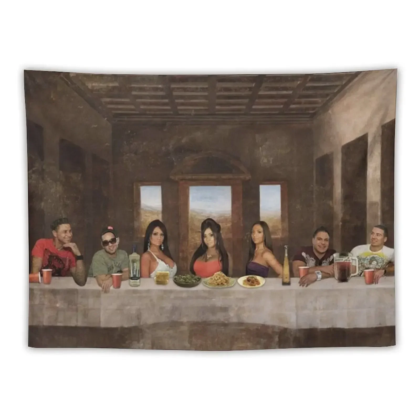 

the last family dinner Tapestry Decorative Wall Wall Deco Tapestry