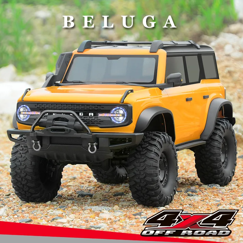 1/10 Remote Control Electric Waterproof Four-Wheel Drive High-Low Speed Climbing Off-Road Vehicle