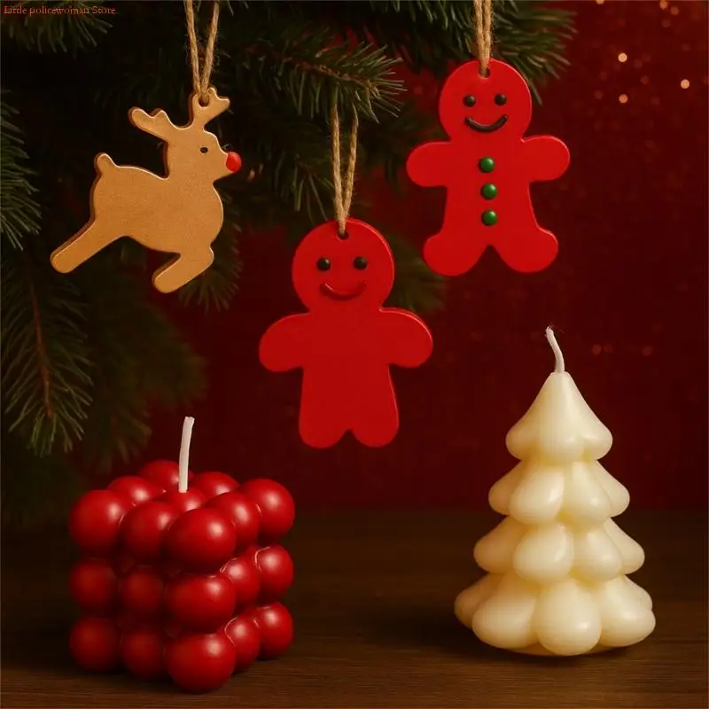 قالب حلوى من السيليكون F92D ثلج دائري آمن للاستخدام في غسالة الأطباق لتزيين الحلوى الاحتفالية #2