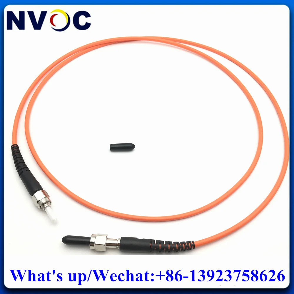 SMA-SMA905/FC OM2 MM(62.5/125) Simplex 1M,PVC Jacket,3.0 mm SMA Ceramic/Metal Ferrule Fiber Optical Patch Cord Cable Connector