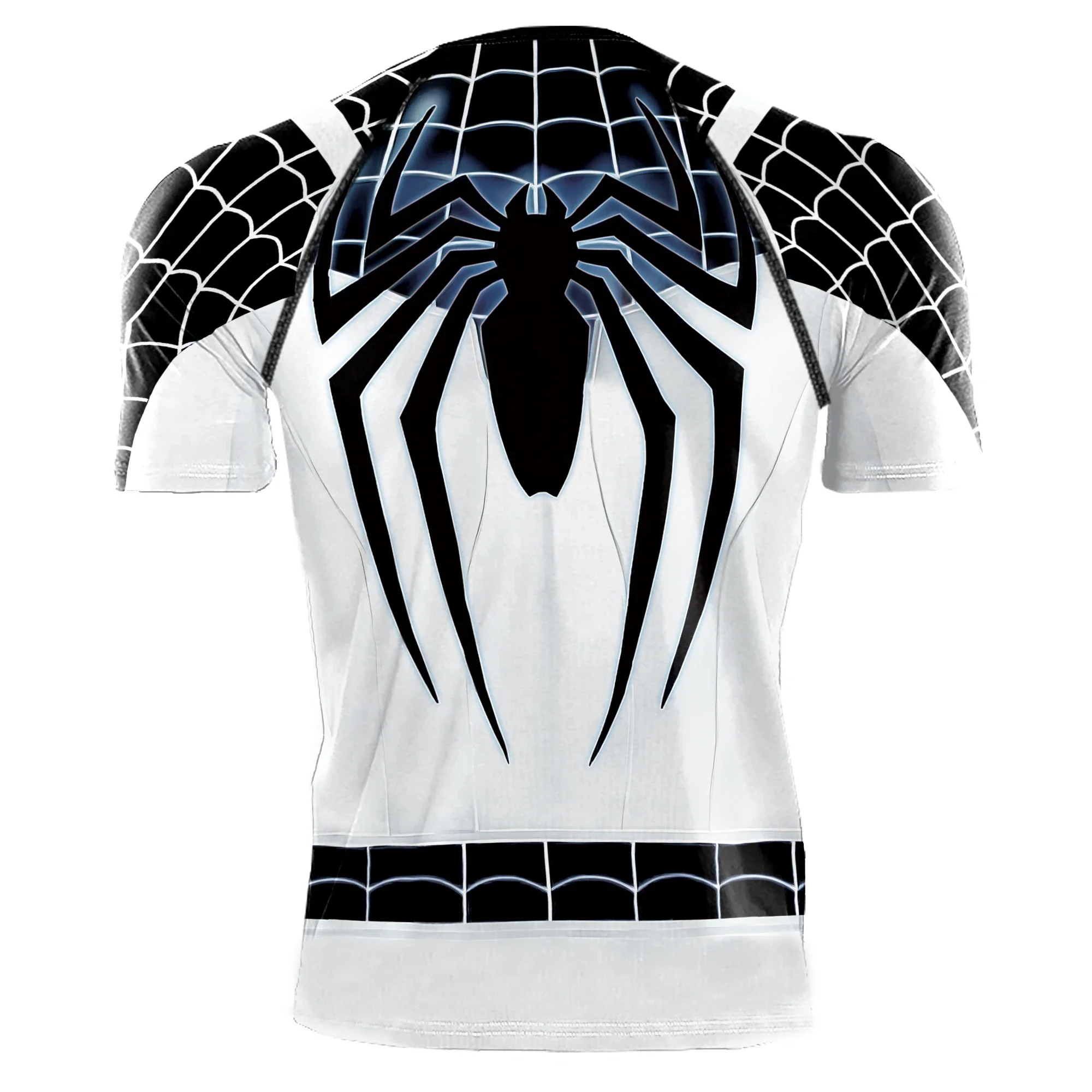 Super hero Mens Compression T Shirt Sport  Workout 3D Spider Compression Quick Dry Training Men's Running Gym Fitness Top