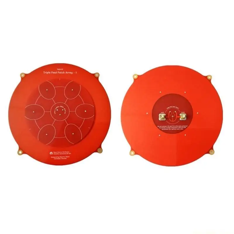 

F62C 150mm Triple Feed Patches 5.8Ghz Images Transmitter 14Dbi Pagoda Array Antenna
