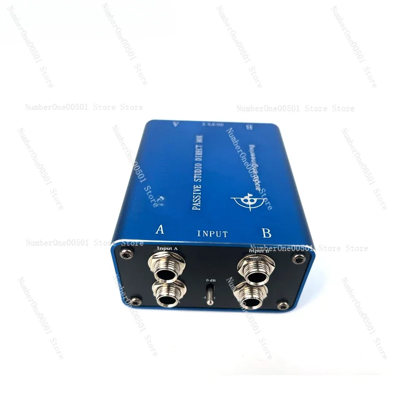 Dual DI Box Electric Guitar Electric Bass Mixer Connector Impedance Converter Two-way Converter Guitar DI