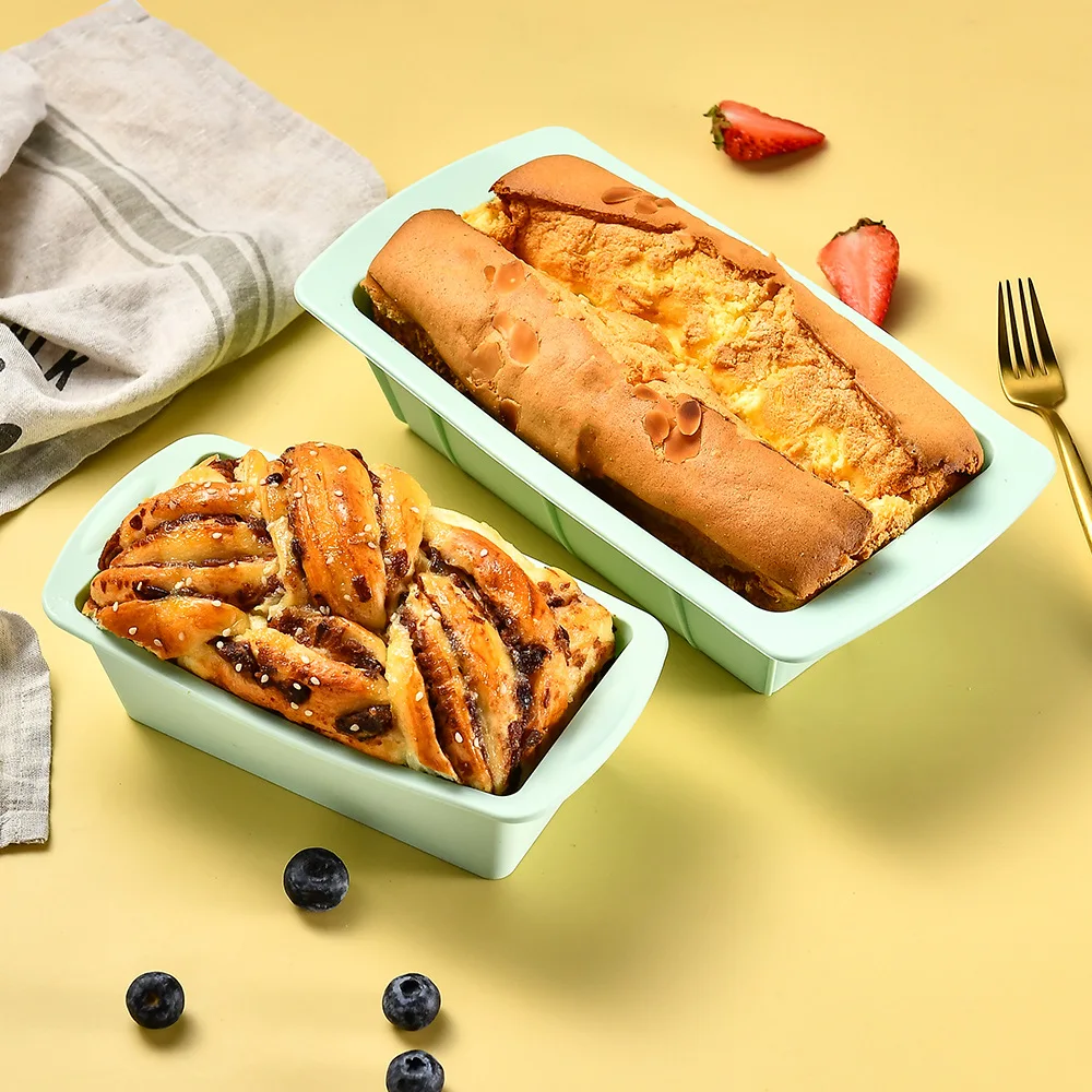 Household Silicone Rectangular Toast Mold, Non Stick Cake Mold, Toast Box, Cheese Bread Mold, Baking Mold