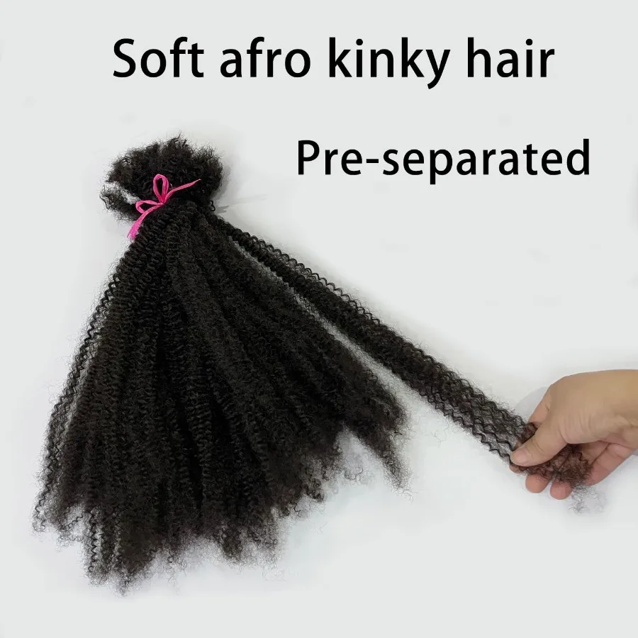 20 بوصة الأفرو Kinkys السائبة الشعر الاصطناعية ل Locs الربيع تويست الضفائر 100 جرام حزمة لينة لا لحمة حريري الأفرو الطبيعي تويست جديلة Bul