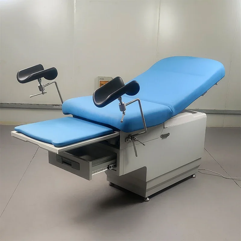 Hospital Gynecology Exam Table Gynecological Chair Examination Bed with Drawers American Type Of Gynecological Examination Bed